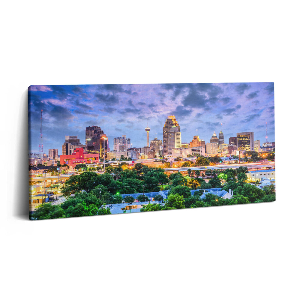 Obraz z fotografie na plátně 100x50 cm Krajina města San Antonio