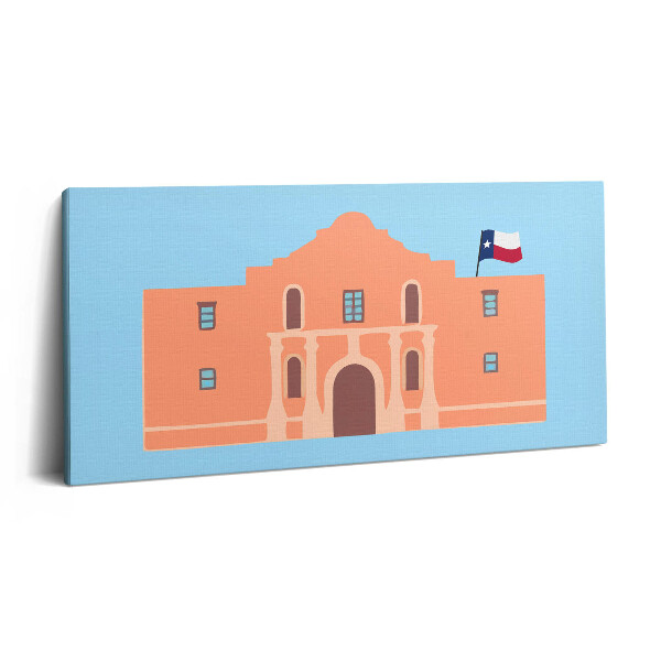 Obraz canvas 100x50 cm Památník Alamo v Texasu