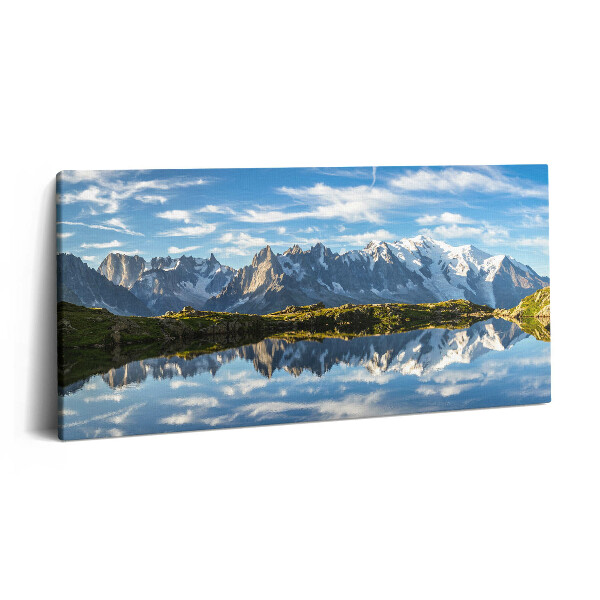 Obraz canvas 100x50 cm Francouzské Alpy v údolí Chamonix