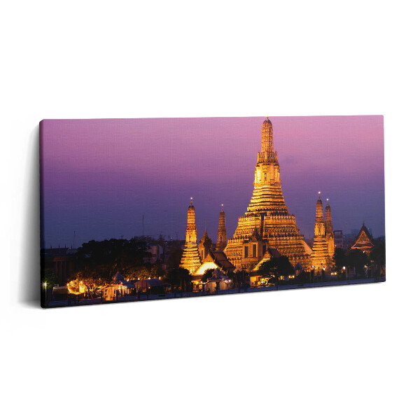 Obraz z fotografie na plátně 100x50 cm Chrám v Bangkoku v Thajsku