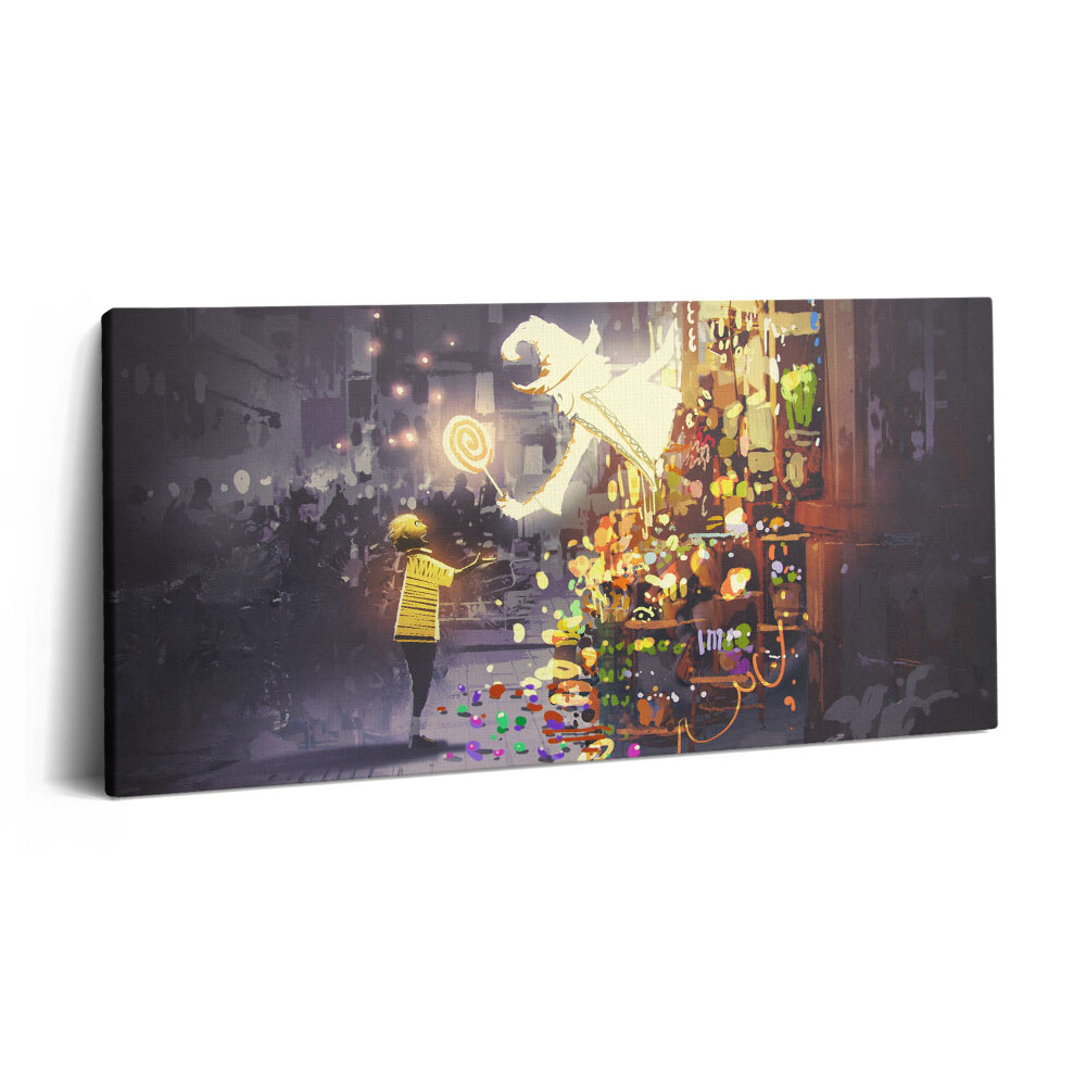 Obraz canvas 120x60 cm Ilustrace kouzelné pohádky