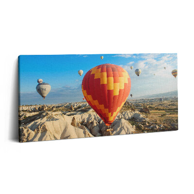 Obraz canvas 120x60 cm Létající balóny