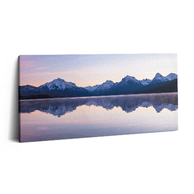 Obraz canvas 120x60 cm Odraz hor ve vodě