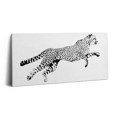 Obraz canvas 120x60 cm Silueta pantera