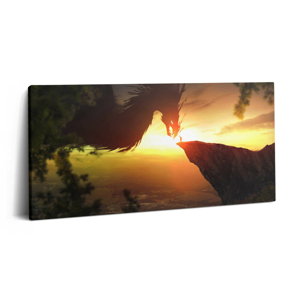Obraz z fotografie na plátně 120x60 cm Svět fantazie drak