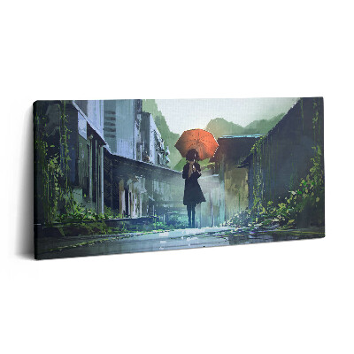 Obraz canvas 120x60 cm Procházka a anglické počasí