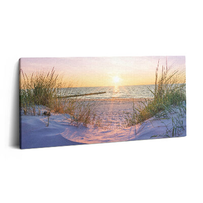 Obraz na plátně 120x60 cm Polské moře - opalování