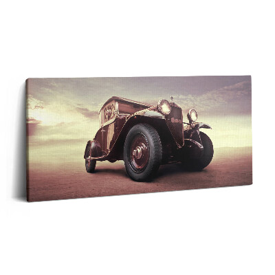 Obraz z fotografie na plátně 120x60 cm Auto ve stylu vintage
