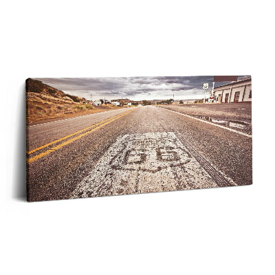 Obraz z fotografie na plátně 120x60 cm Státní silnice Route 66 v USA