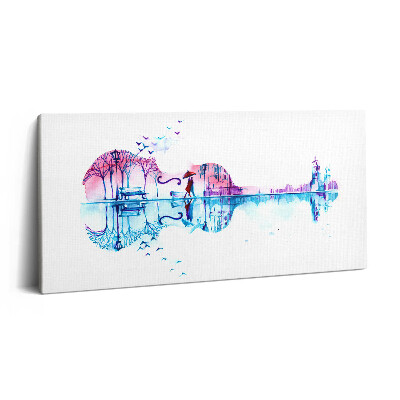 Obraz na plátně 120x60 cm Malba celadonu s parkem