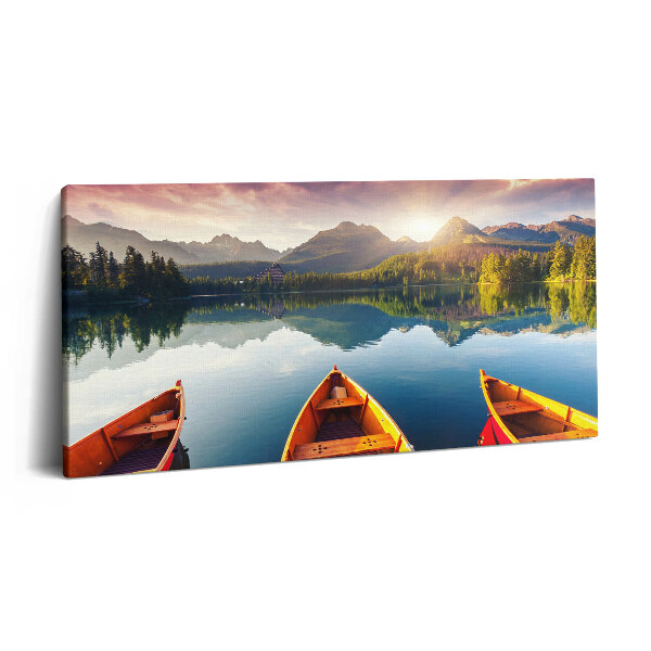 Obraz canvas 120x60 cm Národní park Štrbské pleso Slovensko