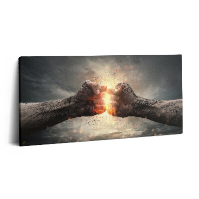 Obraz z fotografie na plátně 120x60 cm Moc a síla pěsti