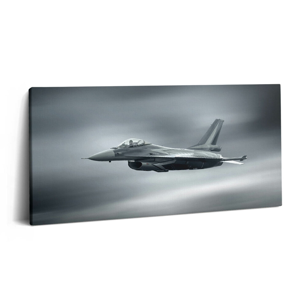 Obraz na plátně 120x60 cm Vojenské letadlo v letu