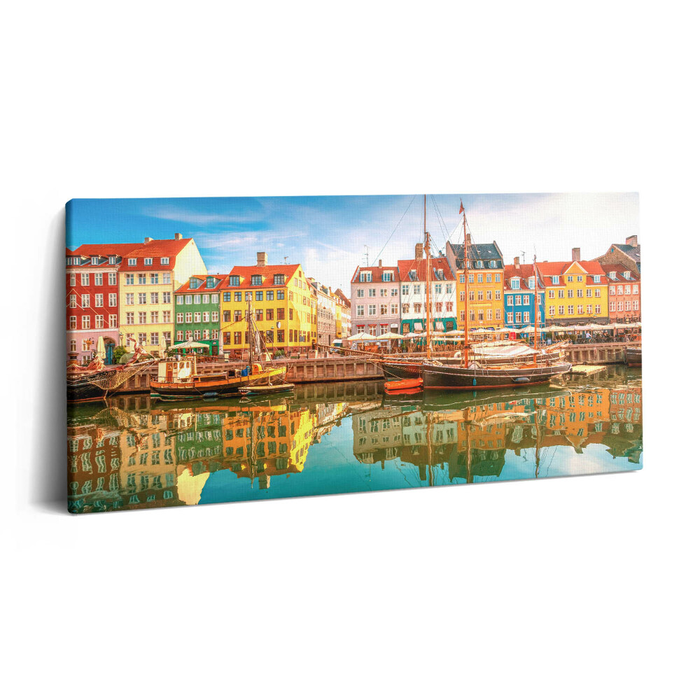 Obraz canvas 120x60 cm Město u vody