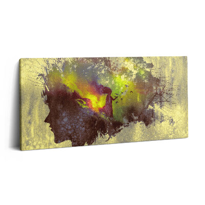 Obraz na plátně 120x60 cm Žena v lese