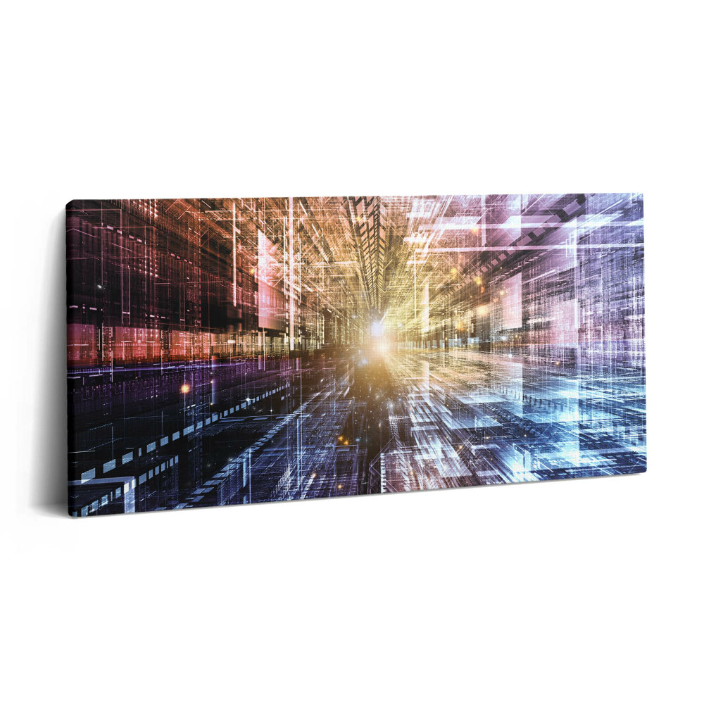 Obraz na plátně 120x60 cm Abstraktní vzor světel