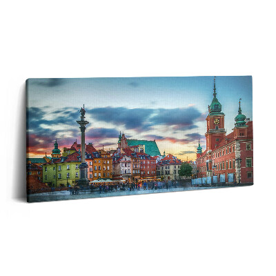 Obraz na plátně 120x60 cm Staroměstský hrad ve Varšavě