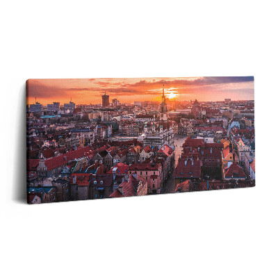 Obraz canvas 120x60 cm Poznaň - panorama