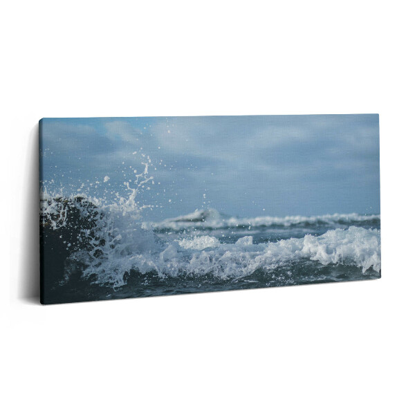 Obraz canvas 120x60 cm Fotografie mořských vln