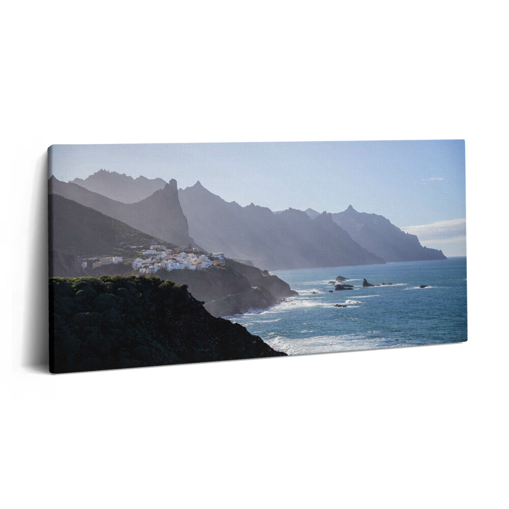 Obraz na plátně 120x60 cm Pohled na hory u oceánu