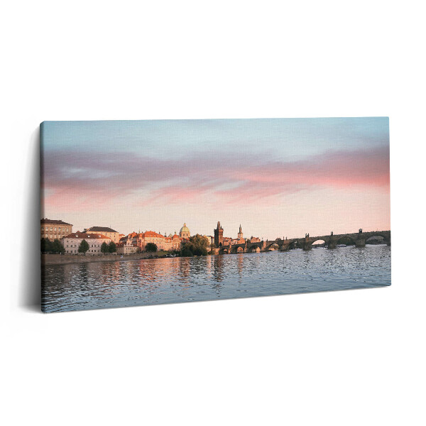 Obraz na plátně 120x60 cm Karlův most v Praze
