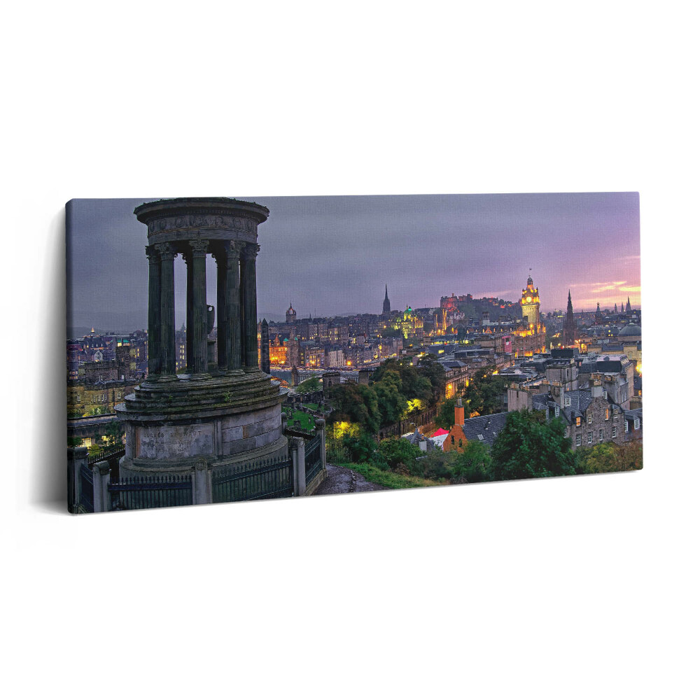 Obraz na plátně 120x60 cm Pohled na Edinburgh z Calton Hill