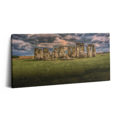 Obraz z fotografie na plátně 120x60 cm Stonehenge Nimbostratus