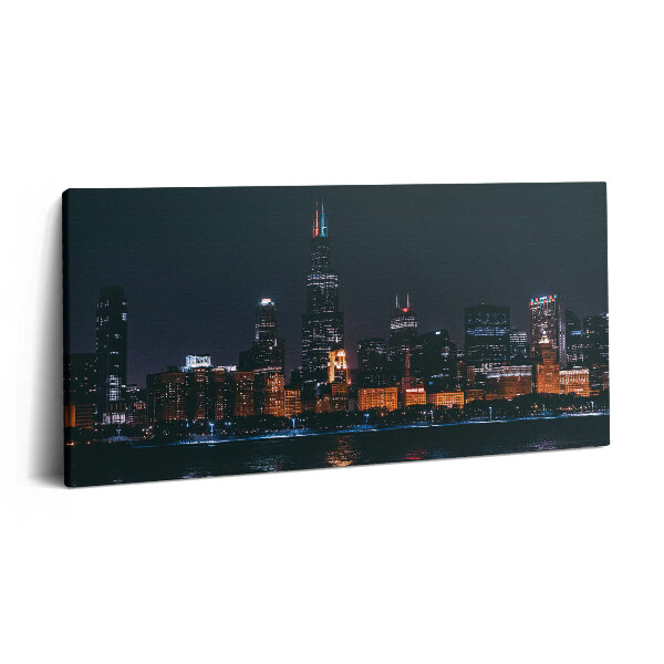 Obraz na plátně 120x60 cm Krajina v Chicagu