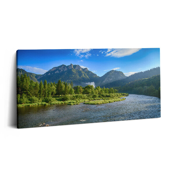 Obraz z fotografie na plátně 120x60 cm Ohyb řeky Dunajec v Pieninách