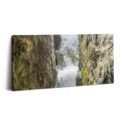 Obraz z fotografie na plátně 120x60 cm Rockové město v České republice