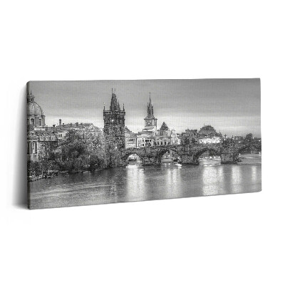 Obraz na plátně 120x60 cm Pohled na Karlův most v Praze