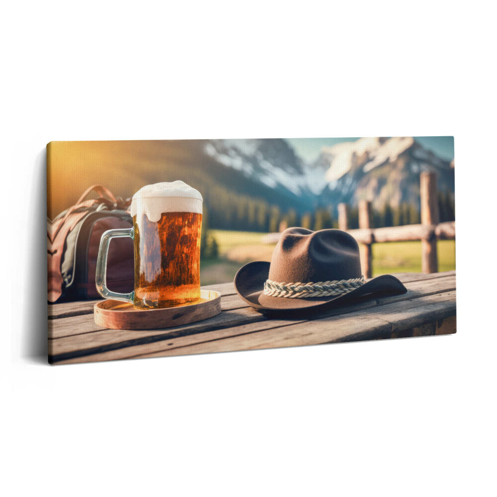 Obraz z fotografie na plátně 120x60 cm Říjnový festival v Mnichově