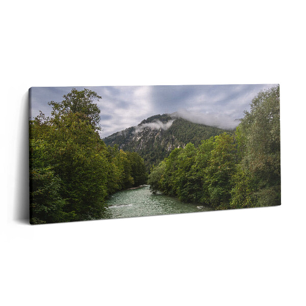 Obraz z fotografie na plátně 120x60 cm Hornatá krajina Německa