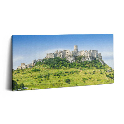 Obraz z fotografie na plátně 120x60 cm Spišský hrad na Slovensku