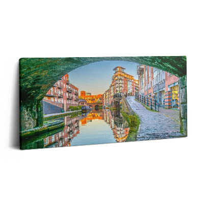 Obraz canvas 120x60 cm Západ slunce v Birminghamu, Anglie