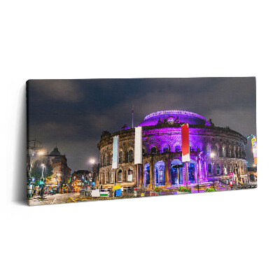 Obraz na plátně 120x60 cm Trh s kukuřicí v Leedsu, Anglie