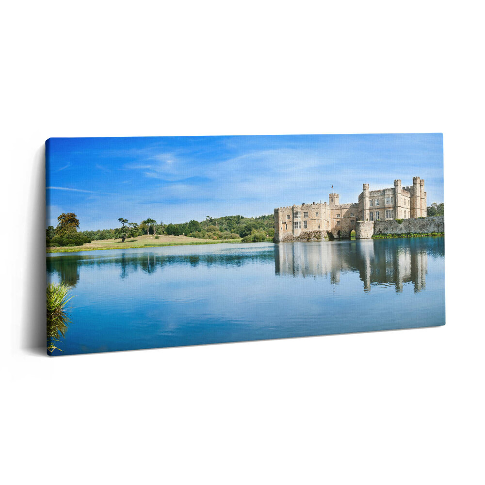 Obraz z fotografie na plátně 120x60 cm Hrad Leeds v Anglii