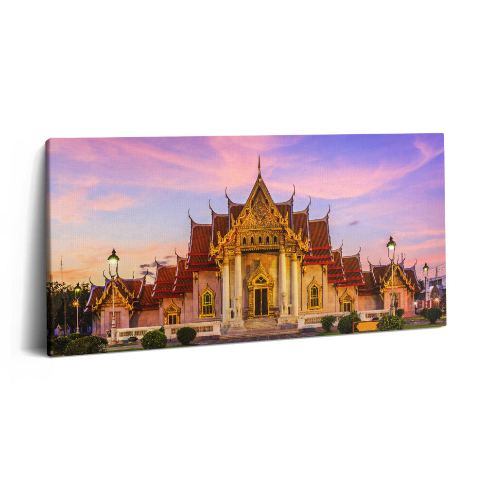 Obraz z fotografie na plátně 120x60 cm Palác v Bangkoku, Thajsko