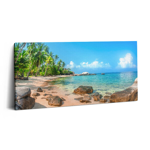 Obraz na plátně 120x60 cm Krásná pláž v Thajsku