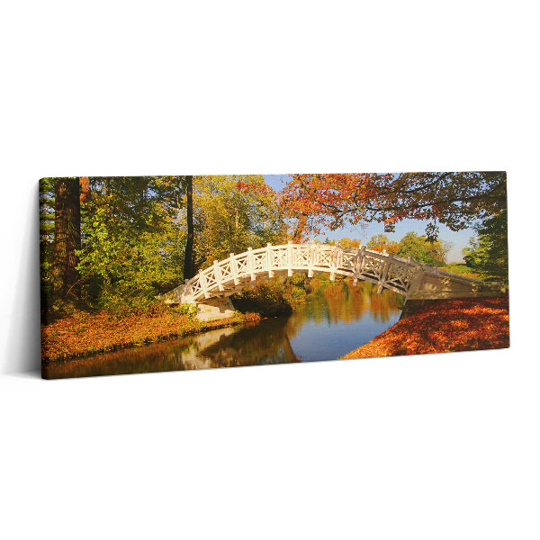 Obraz canvas 125x50 cm Woerlitzerův park ve zlatém podzimu