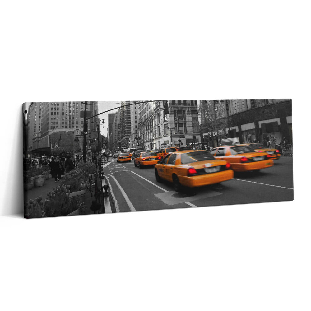 Obraz canvas 125x50 cm Provoz taxíků na manhattanském bulváru