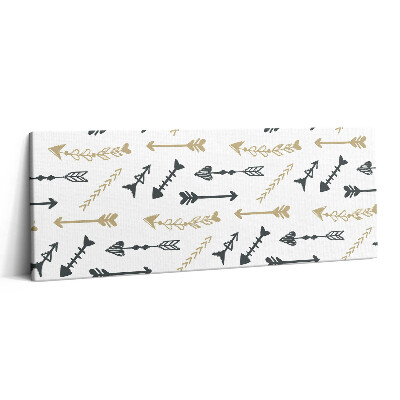 Obraz canvas 125x50 cm Hipsterský geometrický vzor