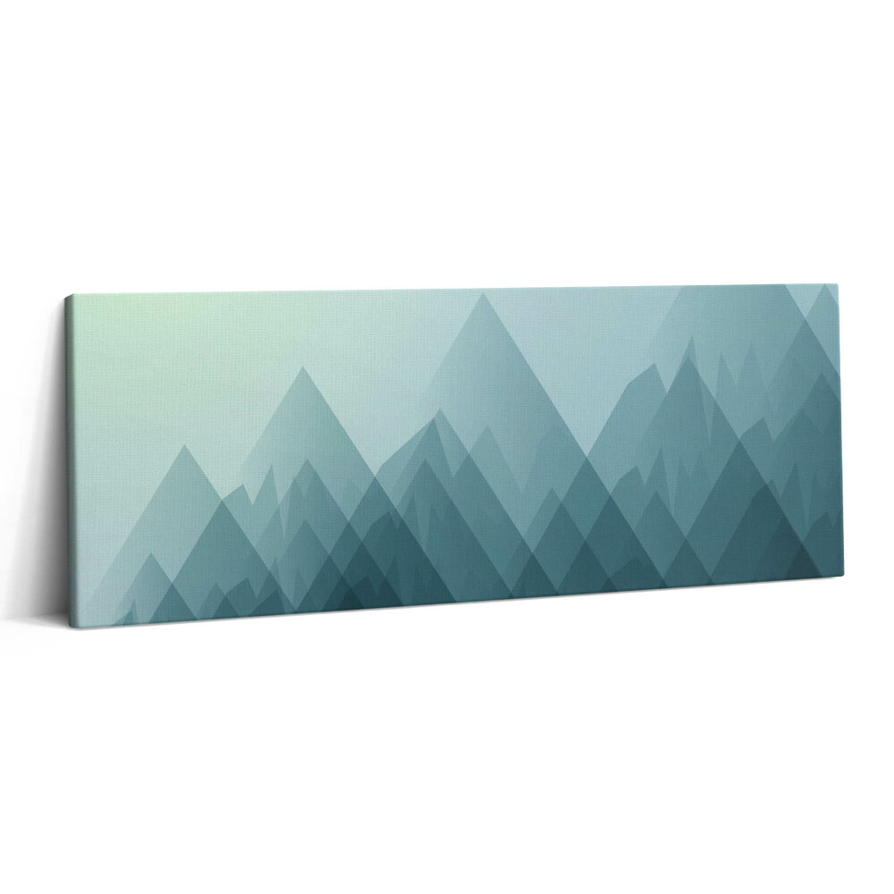 Obraz canvas 125x50 cm Geometrická kompozice postav