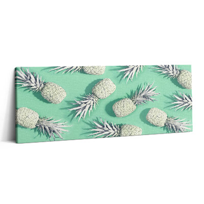 Obraz canvas 125x50 cm Malovaný ananas