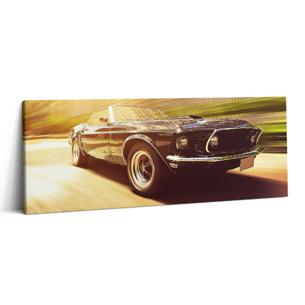 Obraz canvas 125x50 cm Klasický automobil v pohybu