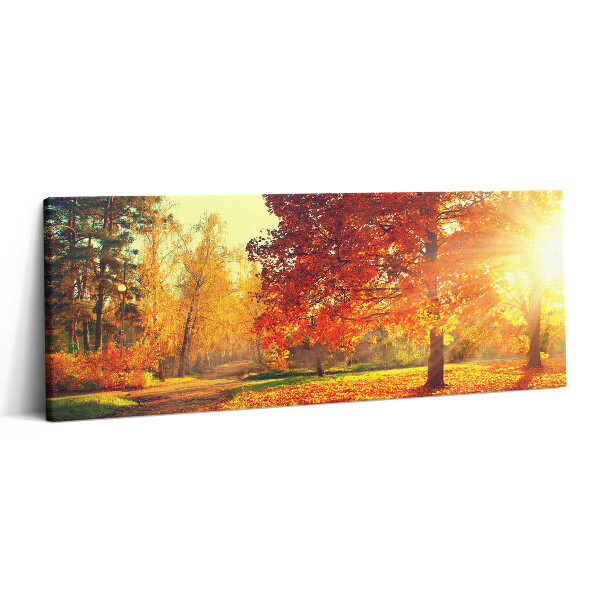 Obraz canvas 125x50 cm Podzimní park