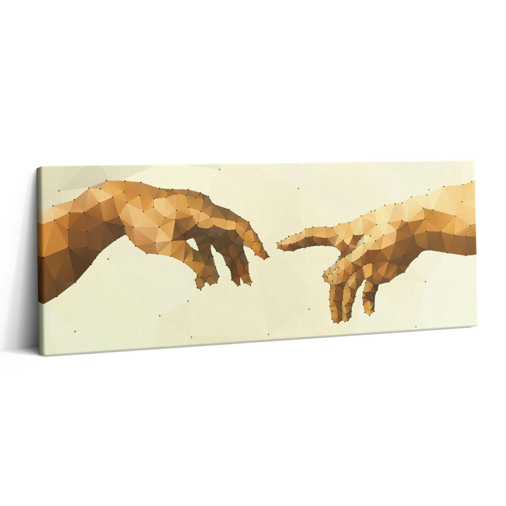 Obraz canvas 125x50 cm Stvoření Adama