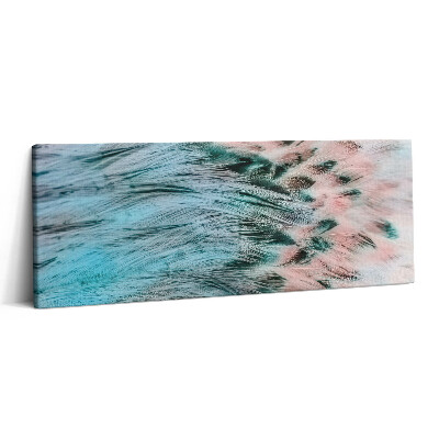 Obraz canvas 125x50 cm Barevné peří