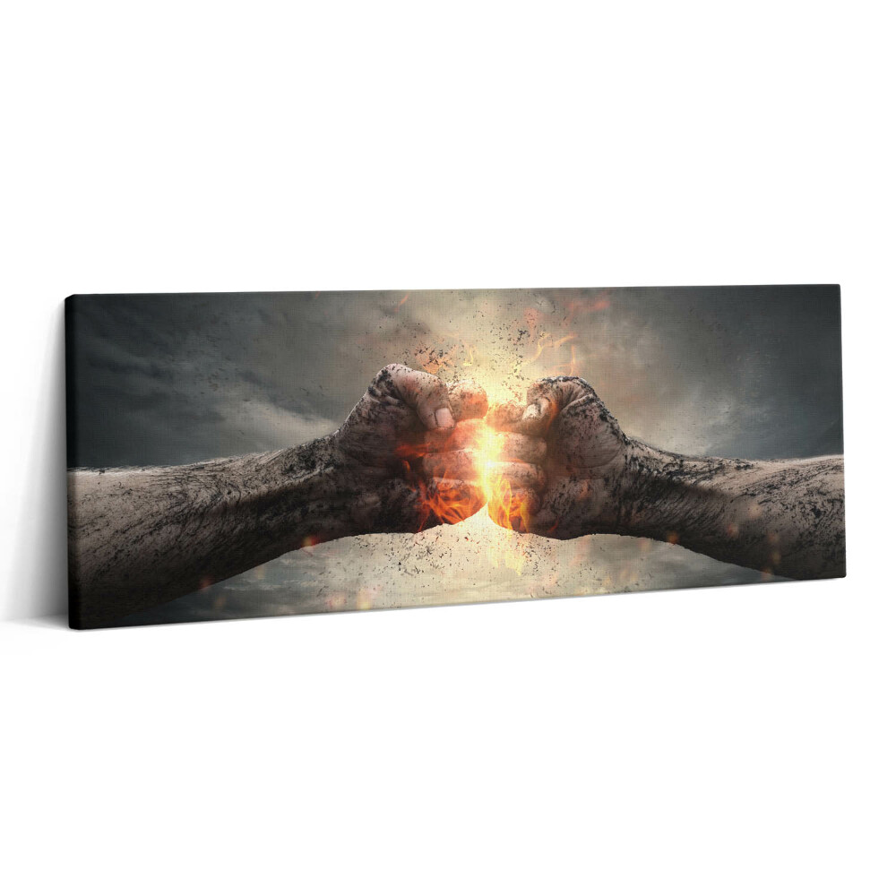 Obraz canvas 125x50 cm Pěstní síla a moc