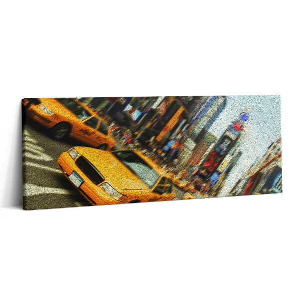 Obraz canvas 125x50 cm Žluté taxíky v New Yorku